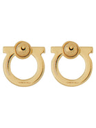 Ferragamo Women's Gancini Earrings Gold, view 2
