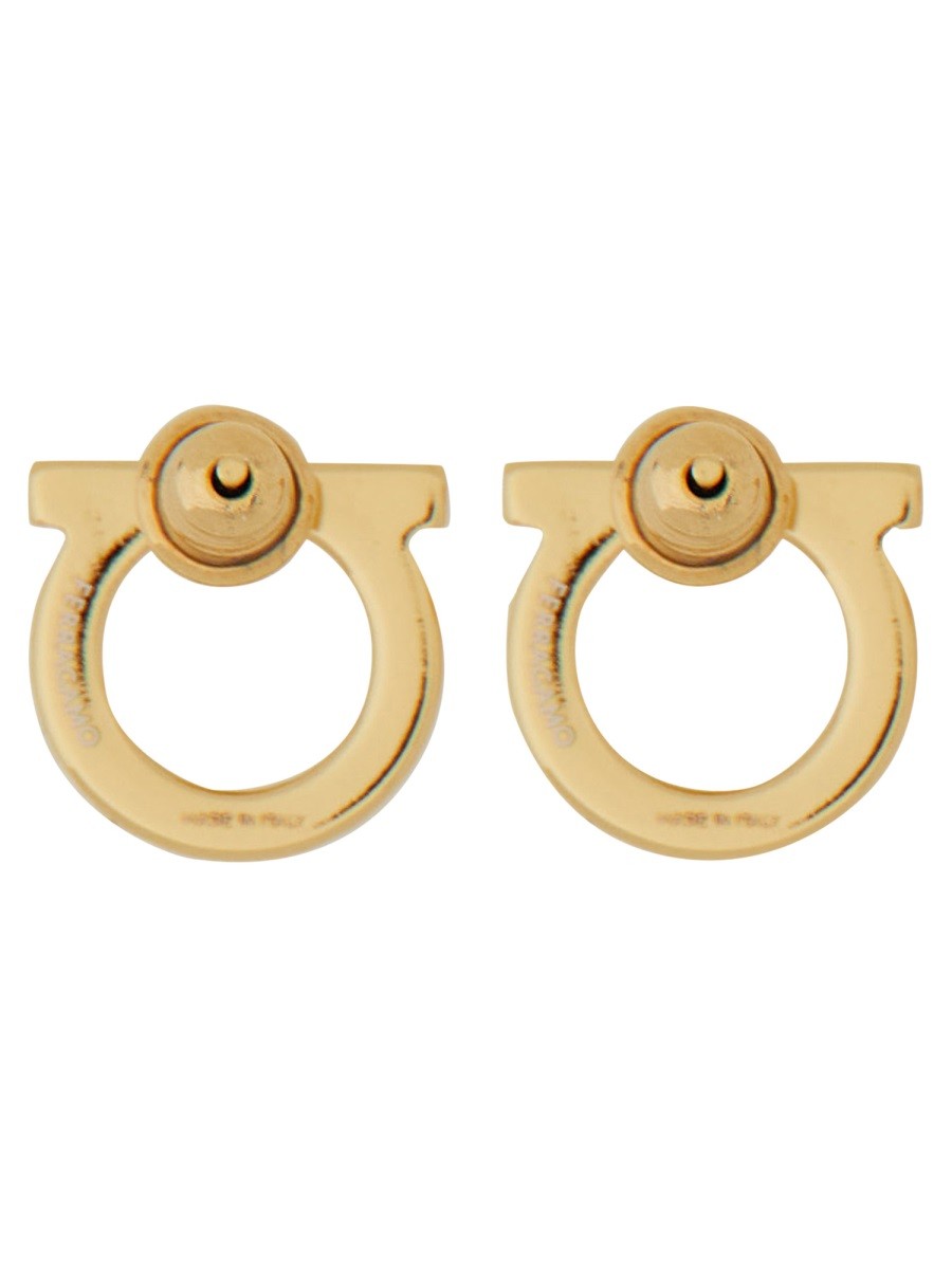 Ferragamo Women's Orecchini Gancini Gold