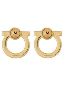 Ferragamo Women's Orecchini Gancini Gold
