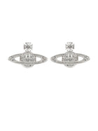 Vivienne Westwood Women's Mini Bas Relief Earrings Silver