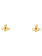 Vivienne Westwood Women's Nano Solitaire Earrings Gold, view 2
