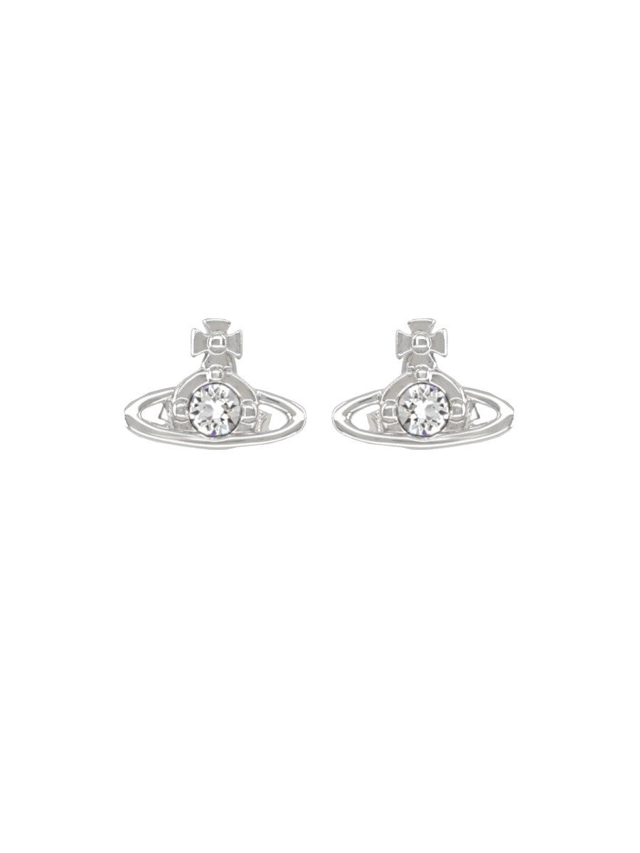 Vivienne Westwood Women's Orecchini Nano Solitaire Silver