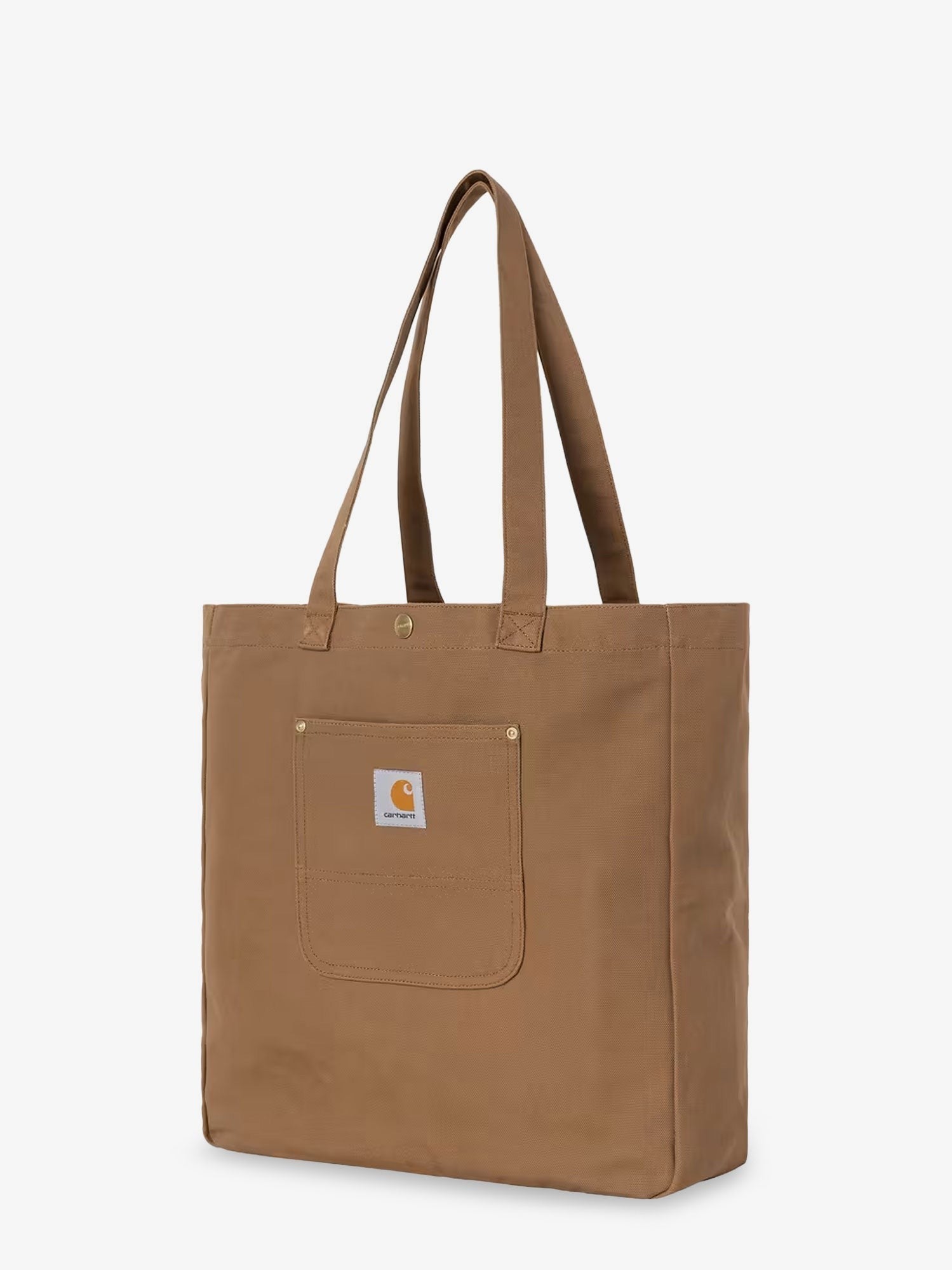 Carhartt Wip Men's Organic Cotton Bay Tote Shopping Bag Brown