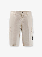 Stone Island Men's Organic Cotton Bermuda Shorts White