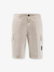 Stone Island Men's Organic Cotton Bermuda Shorts White