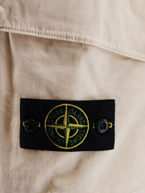 Stone Island Men's Organic Cotton Bermuda Shorts White
