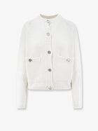 Toteme Women's Organic Cotton Cardigan White