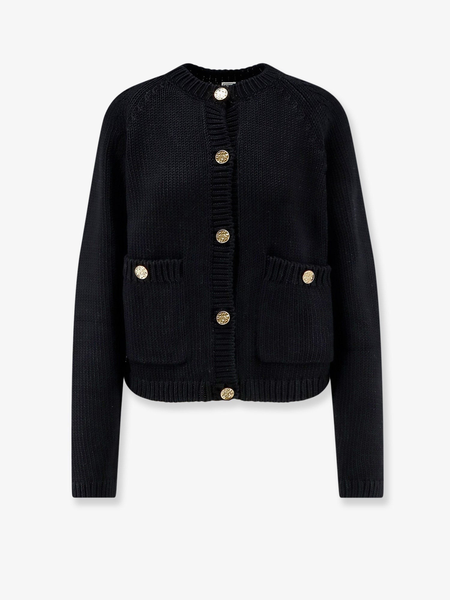 Toteme Women's Cotton Cardigan Black
