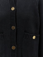 Toteme Women's Cotton Cardigan Black, view 3