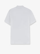 Burberry Men's Organic Cotton Polo Shirt White, view 4