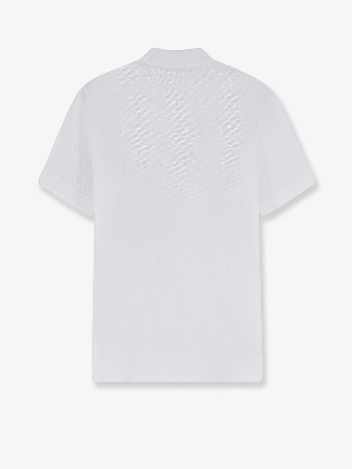 Burberry Men's Organic Cotton Polo Shirt White, view 4
