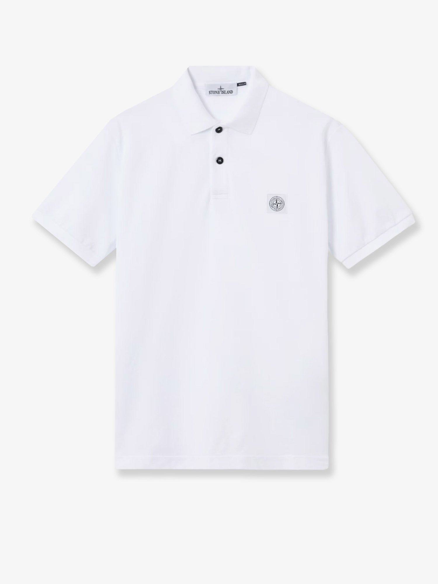 Stone Island Men's Organic Cotton Polo Shirt White