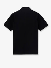 Stone Island Men's Organic Cotton Polo Shirt Black