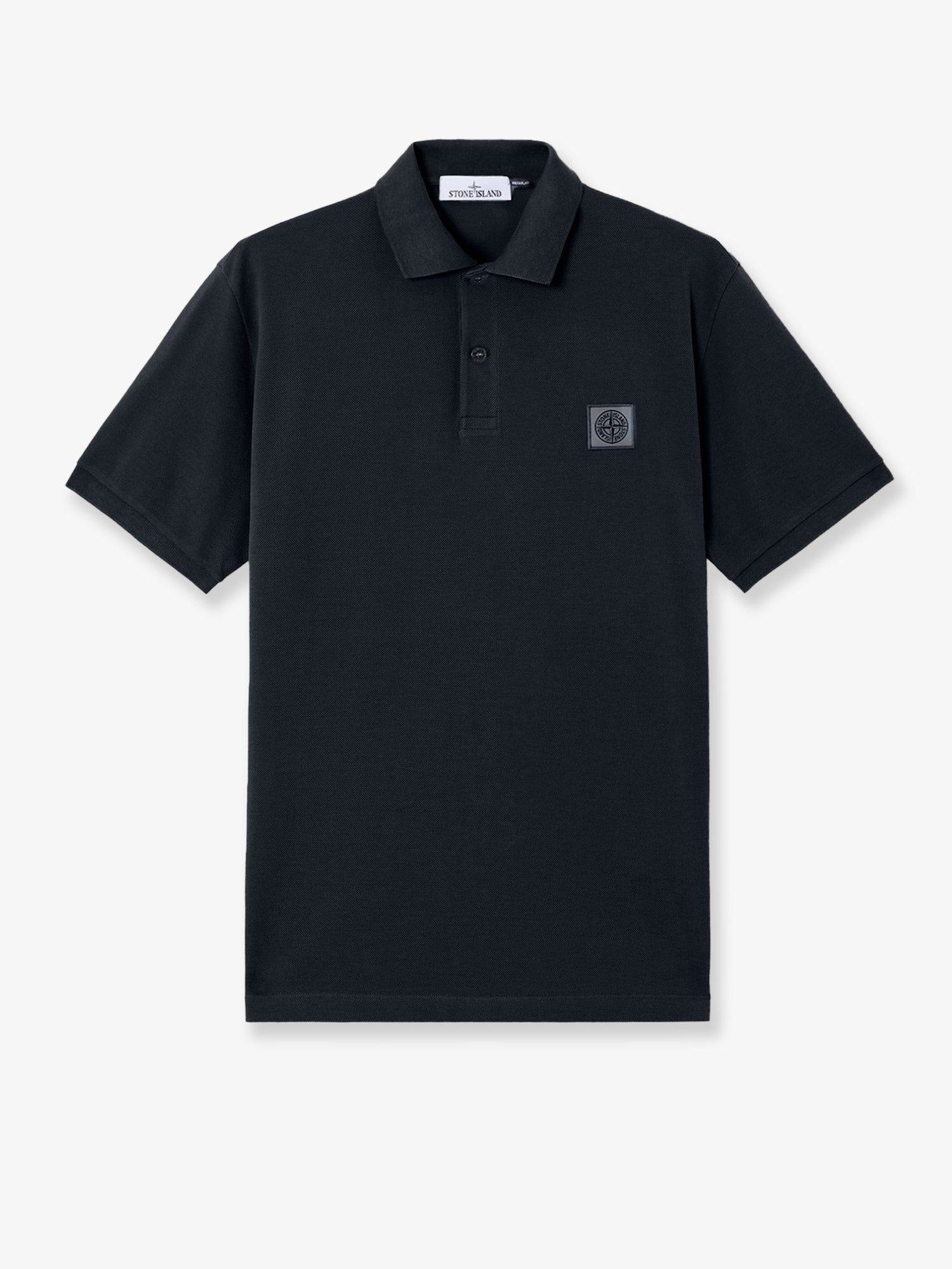 Stone Island Men's Organic Cotton Polo Shirt Blue