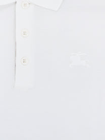 Burberry Men's Organic Cotton Polo Shirt White