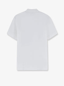 Burberry Men's Organic Cotton Polo Shirt White