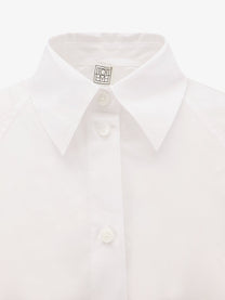 Toteme Women's Organic Cotton Shirt White