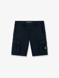 Stone Island Men's Organic Cotton Shorts Blue