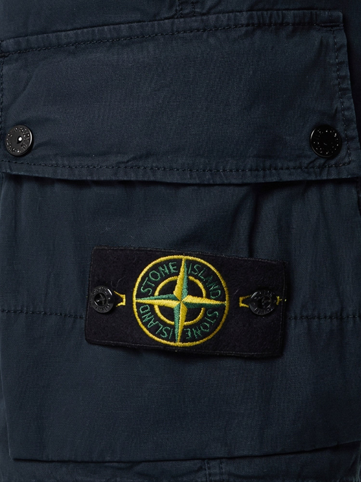 Stone Island Men's Organic Cotton Shorts Blue