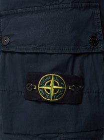 Stone Island Men's Organic Cotton Shorts Blue