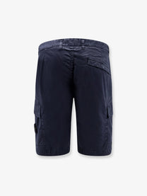 Stone Island Men's Organic Cotton Stretch Shorts Blue