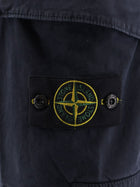 Stone Island Men's Organic Cotton Stretch Shorts Blue, view 3