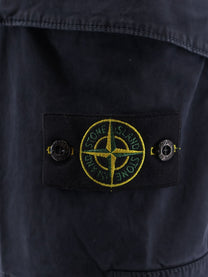 Stone Island Men's Organic Cotton Stretch Shorts Blue, view 3