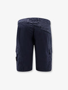 Stone Island Men's Organic Cotton Stretch Shorts Blue, view 2