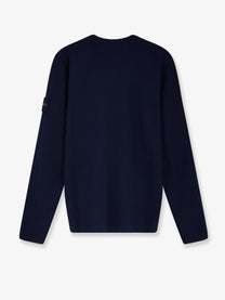 Stone Island Men's Organic Cotton Sweater Blue, view 2