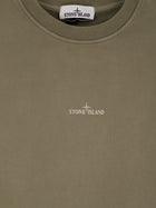 Stone Island Men's Organic Cotton Sweatshirt Green, view 3