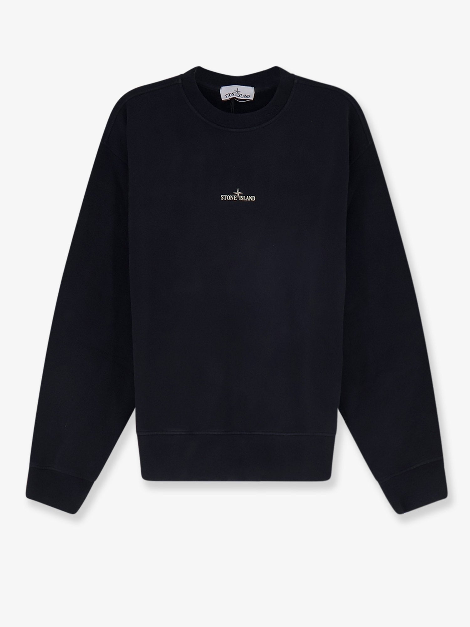 Stone Island Men's Organic Cotton Sweatshirt Black