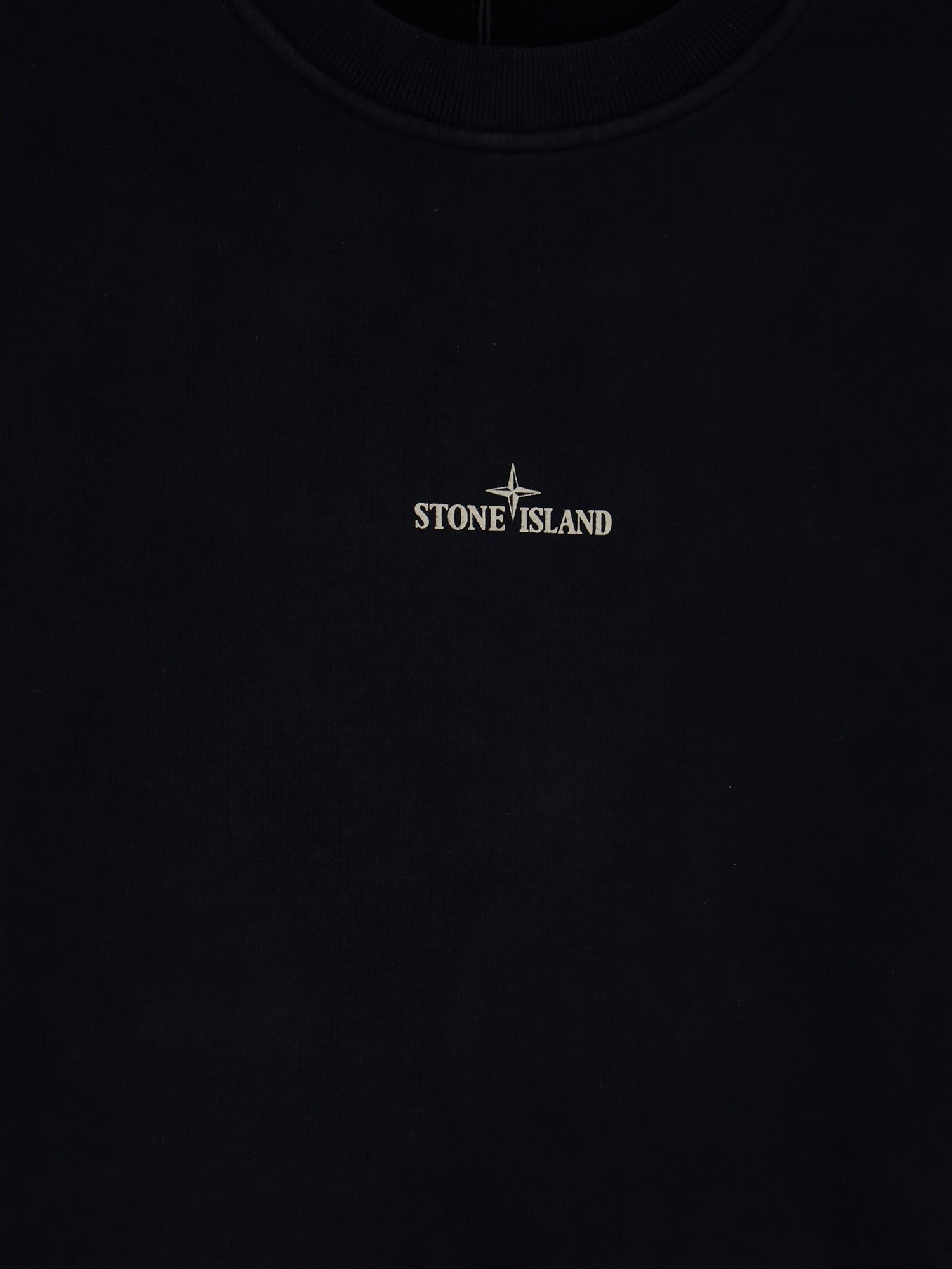 Stone Island Men's Organic Cotton Sweatshirt Black