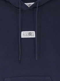 MM6 Maison Margiela Men's Organic Cotton Sweatshirt Blue
