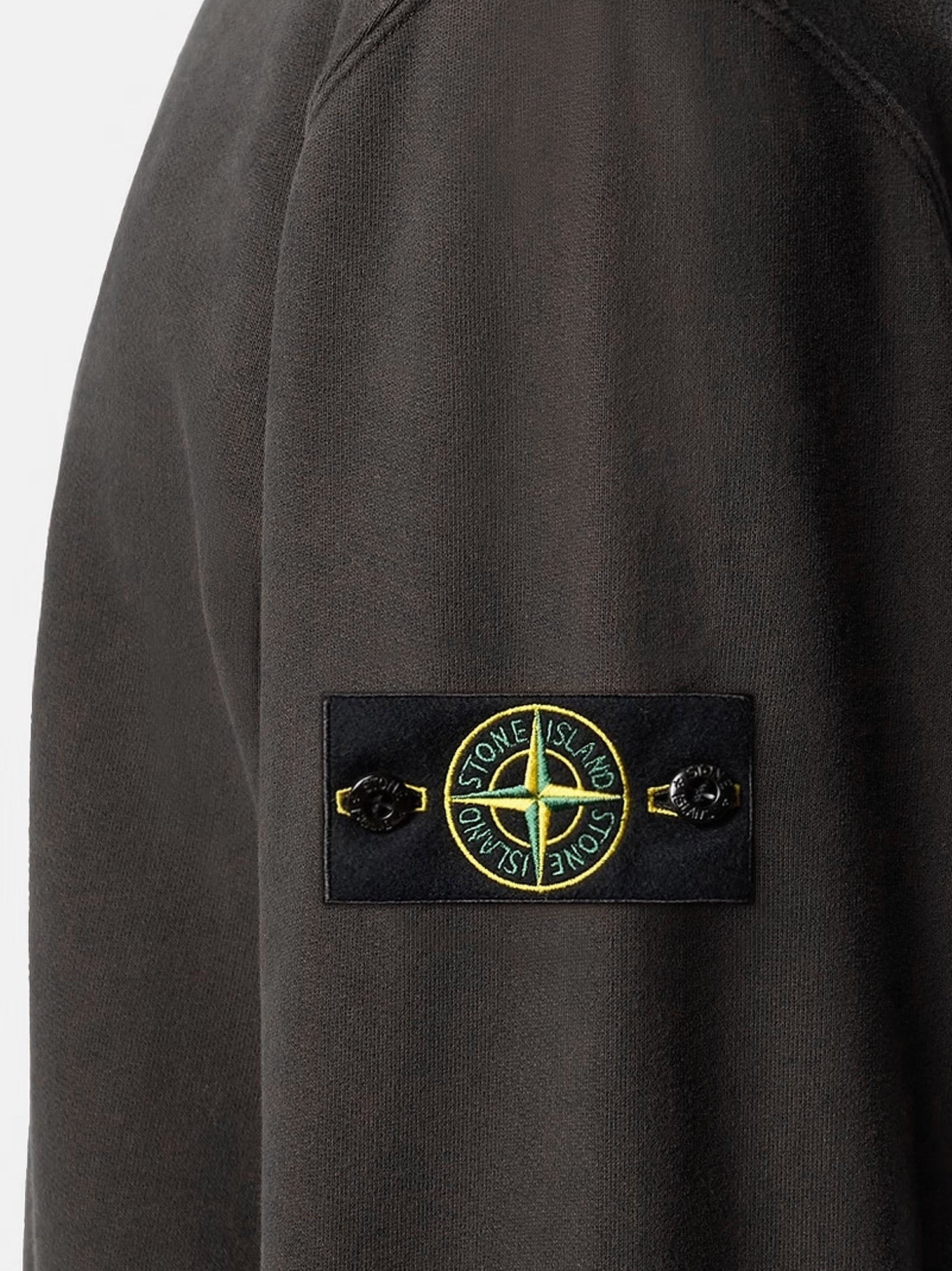 Stone Island Men's Organic Cotton Sweatshirt Grey