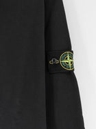 Stone Island Men's Organic Cotton Sweatshirt Black, view 3