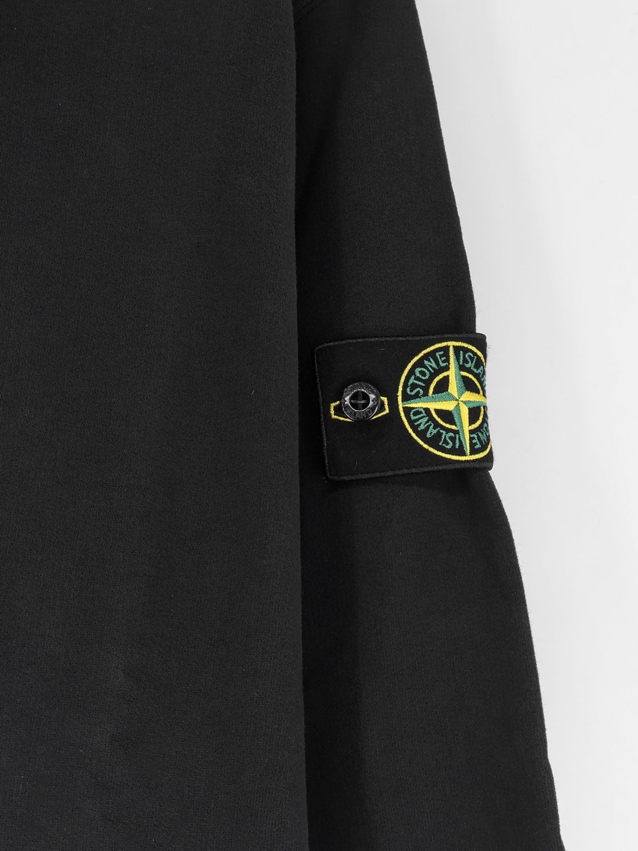 Stone Island Men's Organic Cotton Sweatshirt Black
