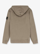 Stone Island Men's Organic Cotton Sweatshirt Green, view 2