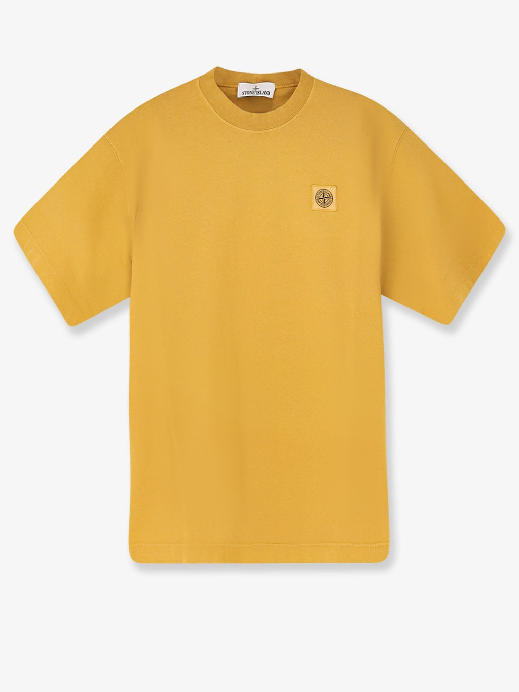 Stone Island Men's Organic Cotton Shirt Yellow