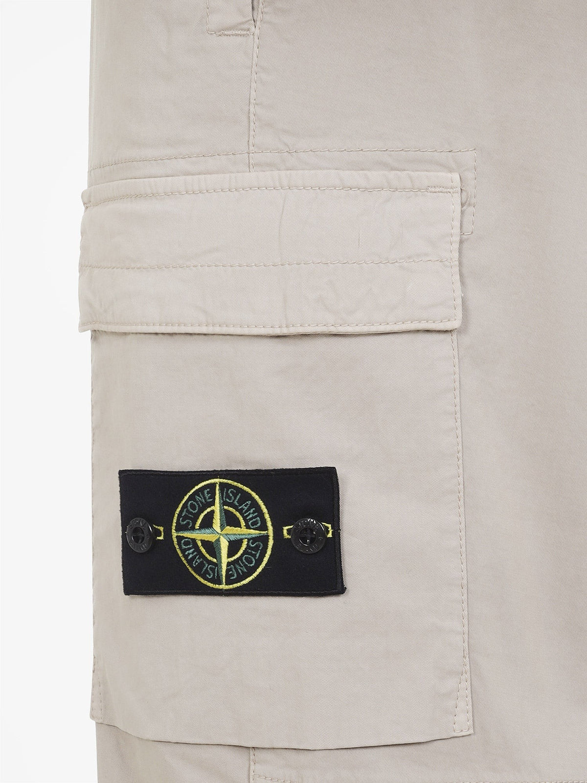 Stone Island Men's Organic Cotton Trousers Desert, view 3