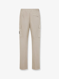 Stone Island Men's Organic Cotton Trousers Desert, view 2