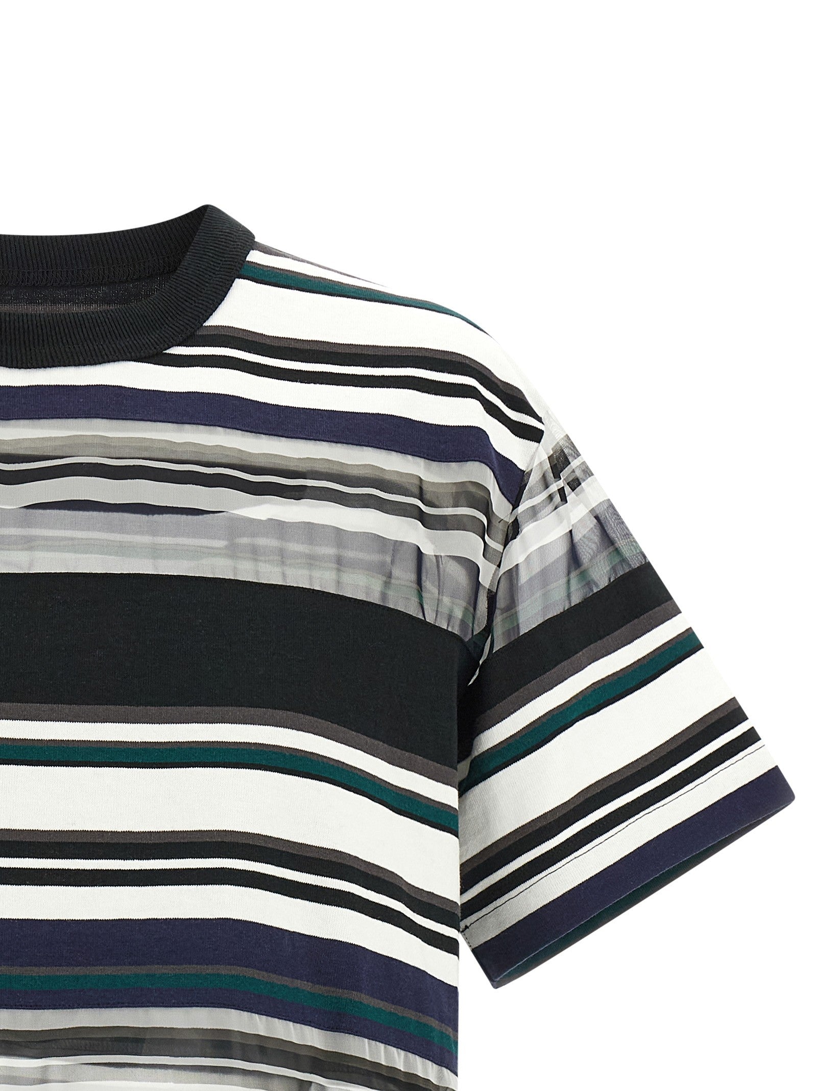Sacai Organza Insert Shirt Gold