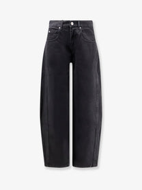 ISABEL MARANT Women's Oriane Black Denim Trousers Black