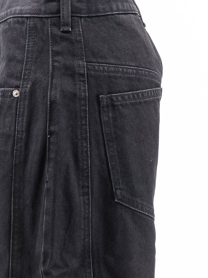 ISABEL MARANT Women's Oriane Black Denim Trousers Black