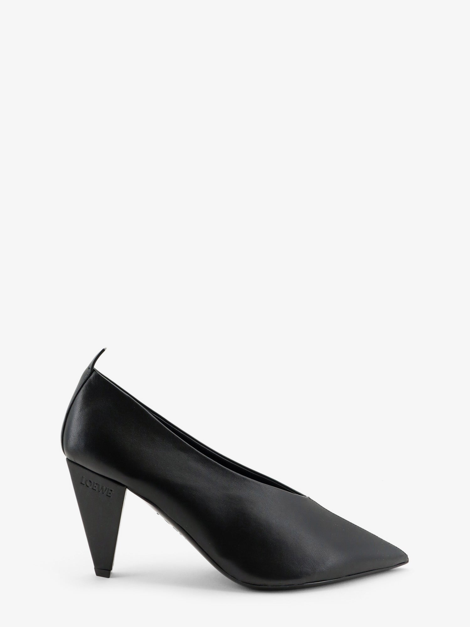 Loewe Women's Origami Cubic Leather Pumps Black