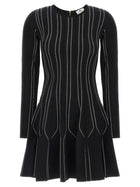 Elisabetta Franchi Origami Knit Dress Black
