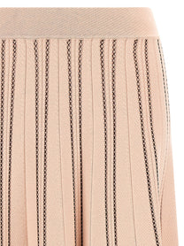Elisabetta Franchi Origami Knit Skirt Blue