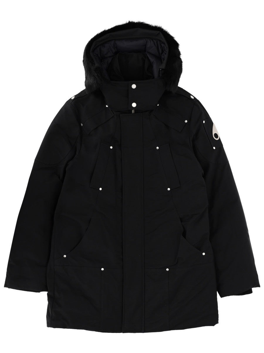 Moose Knuckles Men's Original Shearling Parka Black