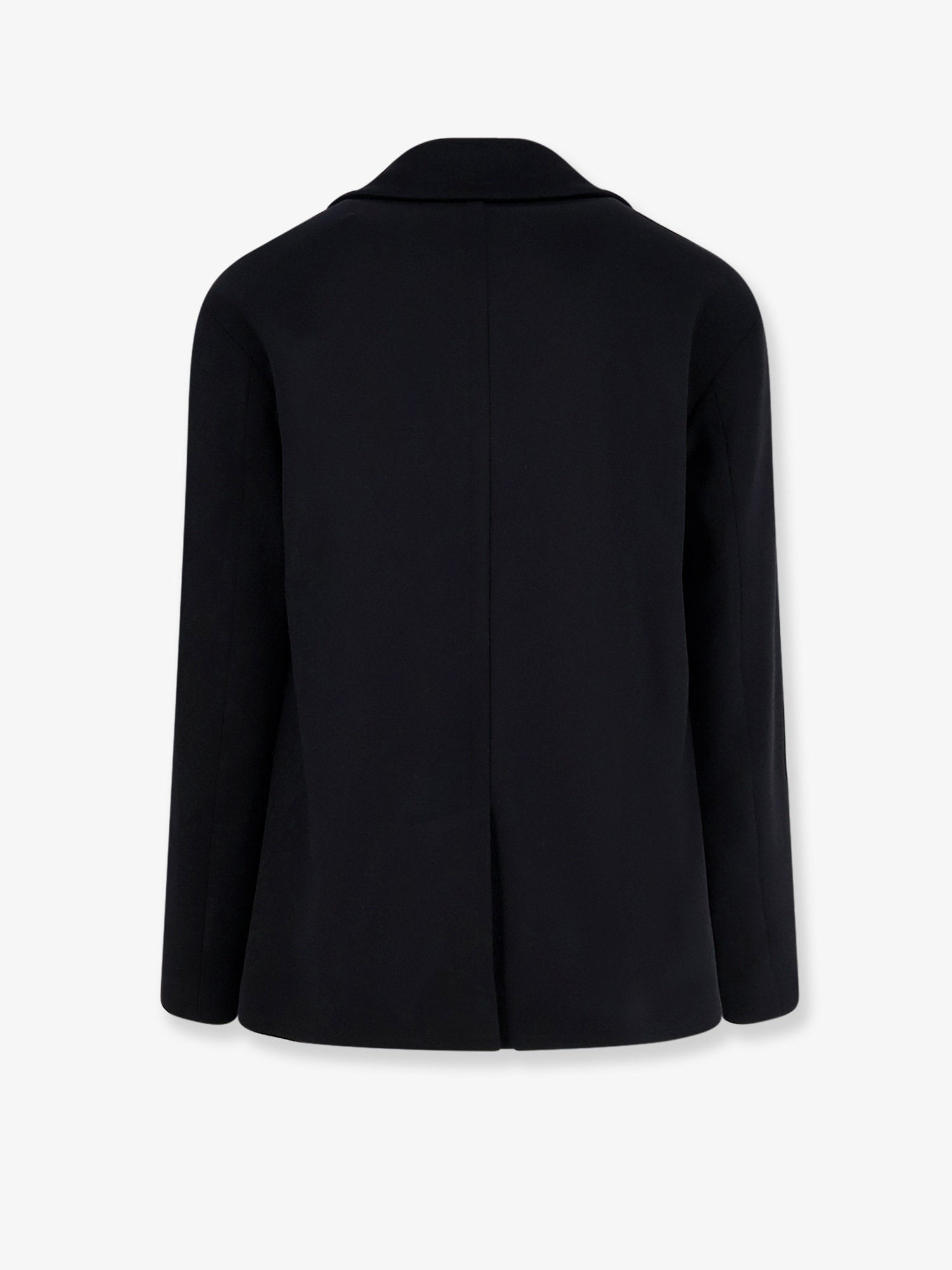 Hevò Men's Orno Virgin Wool Blend Coat Black