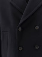 Hevò Men's Orno Virgin Wool Blend Peacoat Blue, view 3