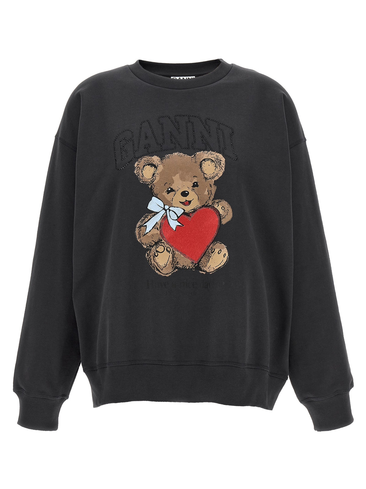 Ganni Orso Sweatshirt Black